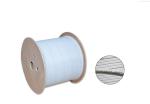 Outdoor White Fiber Cable Assembly With Strength Members And Messenger