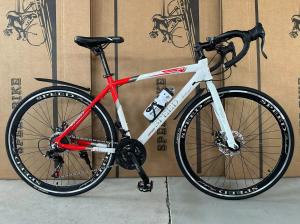 China Lightweight Speed Aluminum Frame Carbon Steel Racing Cycle 700c Road Bike Men factory