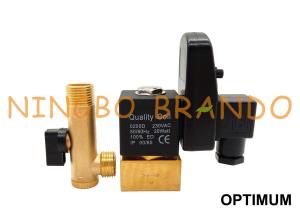 China Jorc Type Timer Auto Drain Solenoid Valve For Air Compressor 220V factory