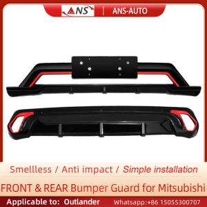 China ABS Anti Aging Car Front And Back Bumper Guard For Mitsubishi Outlander factory