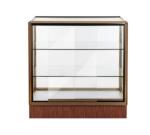Fashion Metal Jewelry Display Showcase / Retail Glass Display Cabinet Custom