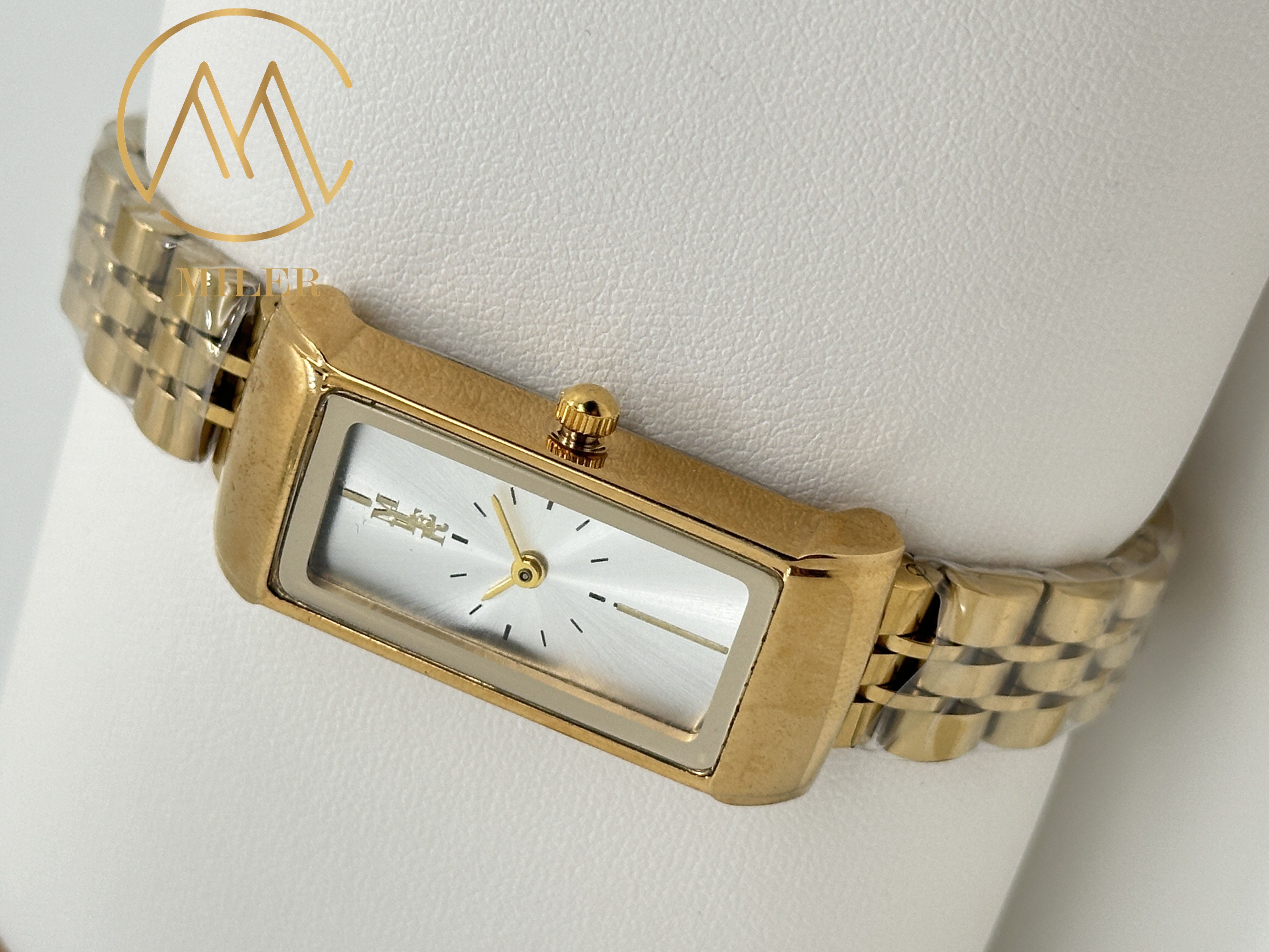 ML-111 Miler Gift Wristband Watch Couple Set Custom Logo Stainless Steel Watch