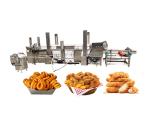 Automatic Discharge Frying Production Line for Fried Chicken and Frozen French