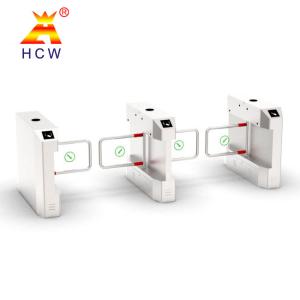 China Waist High Security Turnstile RFID Turnstile Gate Access Control 40 Persons / Min factory