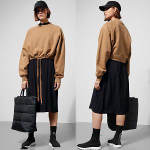 China Simple Design Inner Blanket Cropped Drawstring Sweatshirt factory