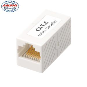 China Small Cat5e Cat6 Utp Rj45 Inline Keystone Coupler factory
