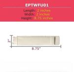 Hotel Supply EPTWFU01 Refrigerator Water Filtration Filter Replacement 1 Count