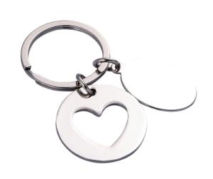 China Customized Logo Metal Keychain Holder With Individual Polybag Packaging factory