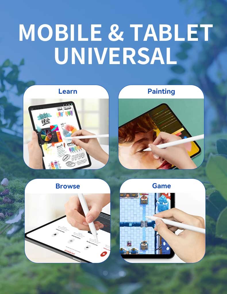 1.5h Charging Stylus Pen For Drawing/ Painting/ Writing/ Playing Games