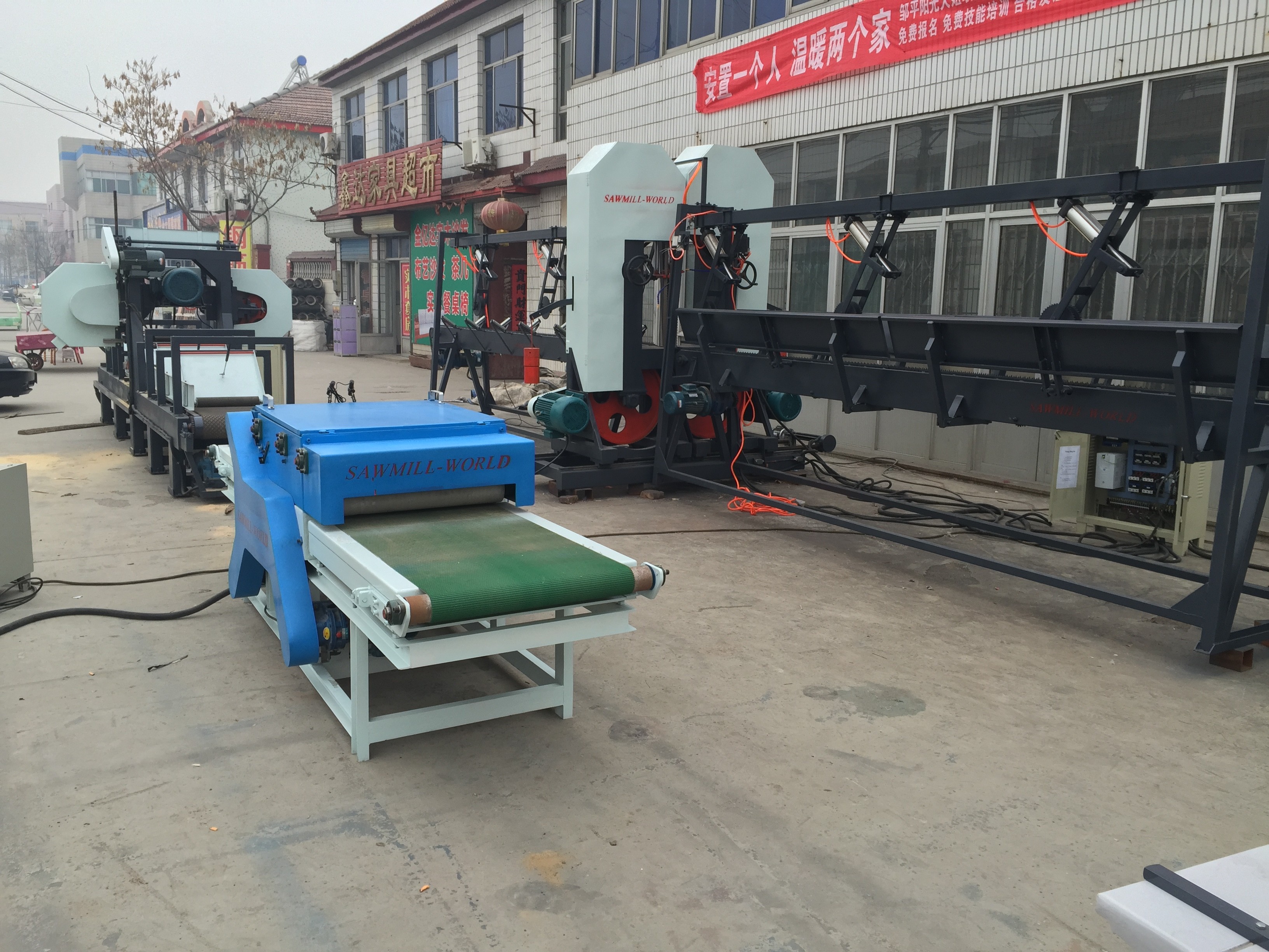 Wood Multi Blade Rip Saw Price,Twin Blade Board Edger,Saw Mills with high quality