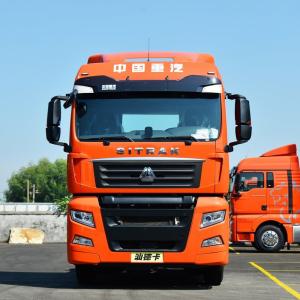 China Sinotruk SITRAK CNG C7H Used Tractor Trailer Head Truck 6x4 380hp 120 M 3 Curtain Truck Heavy Truck with None Touch Screen factory