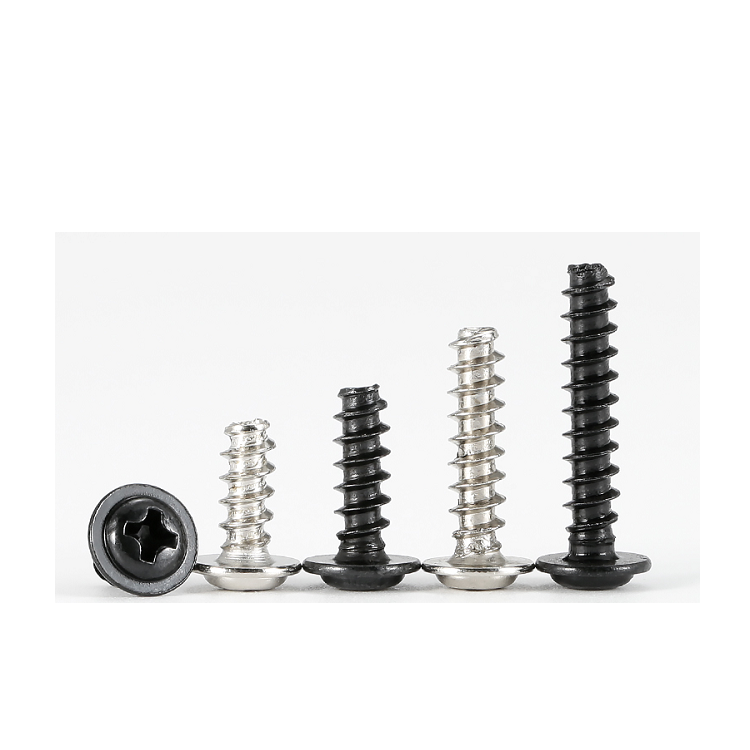 Finish OEM ODM Stainless Steel Phillips/Torx Pan Washer Head Self Tapping Shoulder Screws Cross Recessed Wafer Head Self Tapping Screw
