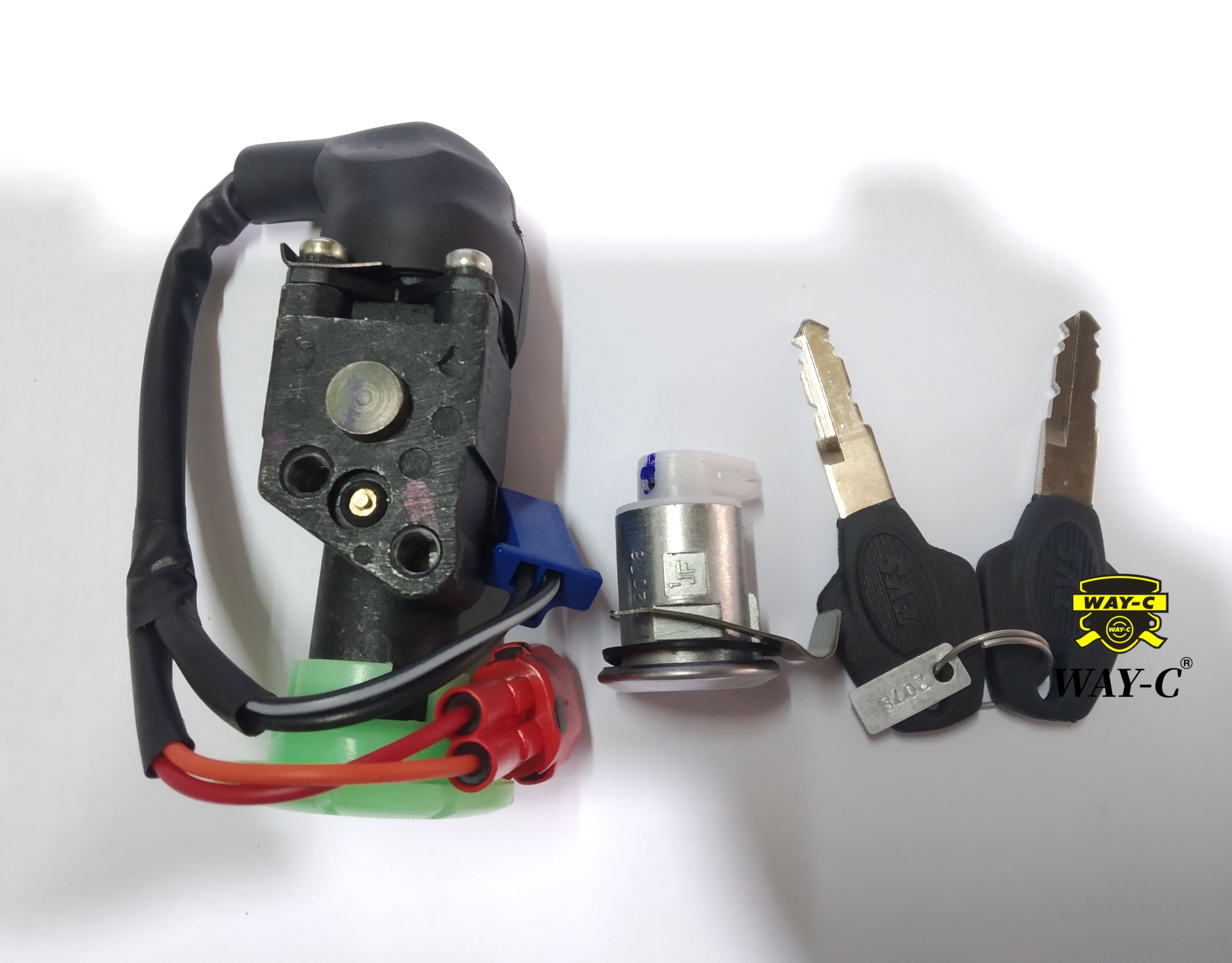 R1160080 Motorcycle Ignition Switch Lock Assy Main Swith Lock For TVS NEO110