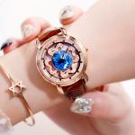 3ATM Water Resistant Rotating Feature Quartz Watch Ladies Fashion Watch OEM
