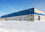 Industrial High Rise Steel Structure Warehouse Anti Earthquake Prefabricated