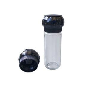 China Glass Jar 100ml 135mm 146g Plastic Pepper Grinder Mill factory