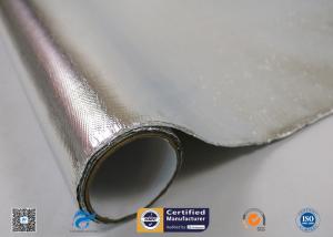 China Aluminum Coated Fiberglass Fabric For Fireproof 260 ℃ High Temperature factory