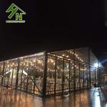Wedding Aluminium A Shaped Glass Marquee Tent 12m Width