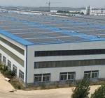 Clean Energy Structural Steel Frame Fabricated Solar Power Roof Q355B