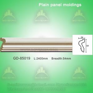 China European style Environmental Decorative PU Plain Panel mouldings factory