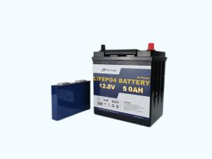 China Yachit 50Ah Lithium Ion Battery Pack 12V LiFePo4 Battery With LED Indictor factory