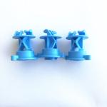 Round post insulator of electric fence IST003BL Screw on round post insulator