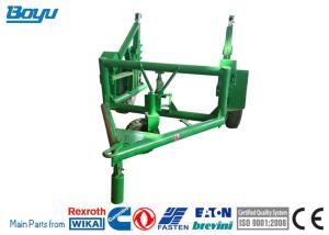 China Cable Drum Hauling Reel Carrier Trailer Max Capacity 100kN OEM Services factory