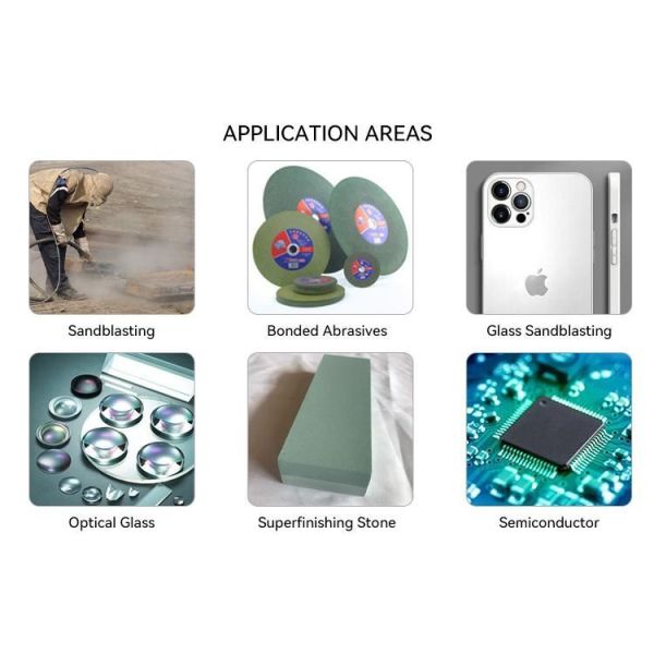 98.5% High Purity Silicon Carbide Powder 2600C Melting Silicon Carbide Dust