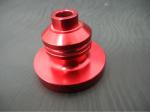 Metal Fabrication CNC Aluminum Parts , Silverwhite anodizing Aluminum Clamps