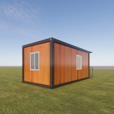 Mobile Living Container House With Fast Build Sandwich Panel Strong Steel Structure