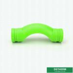 Water Supply Polypropylene Pipe Fittings , PPR Pipe Bypass Bend For Marine