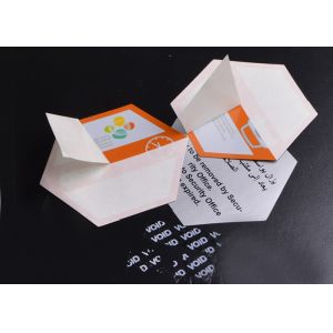 Print custom anti fake self adhesive VOID security label sticker