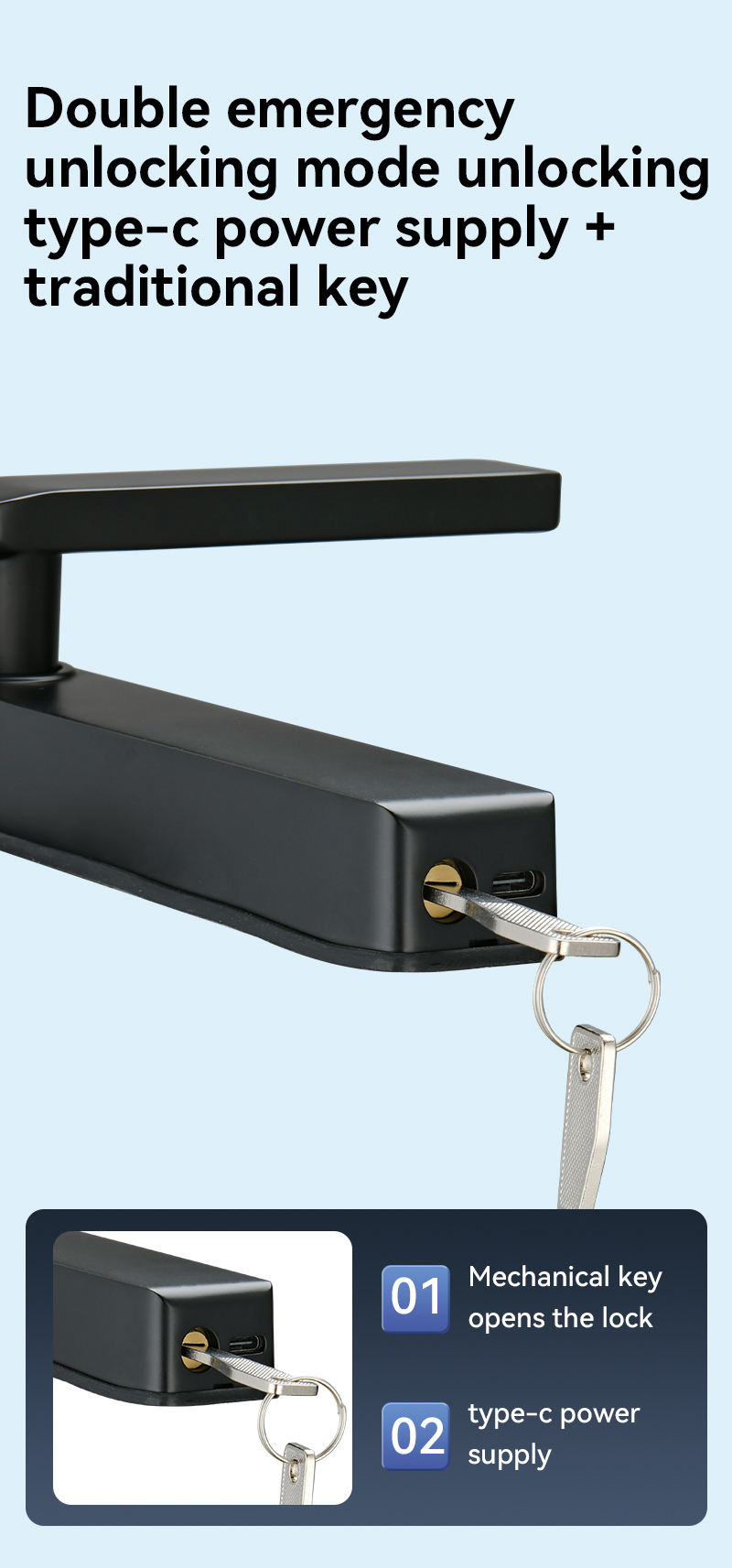 Qleung Waterproof Digital Door Lock Tuya TTlock APP Framed Glass Password Card Fingerprint S960 Smart Door Lock
