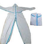 OEM Accepted CE White Protective Clothing Waterproof Coverall with Tape 175