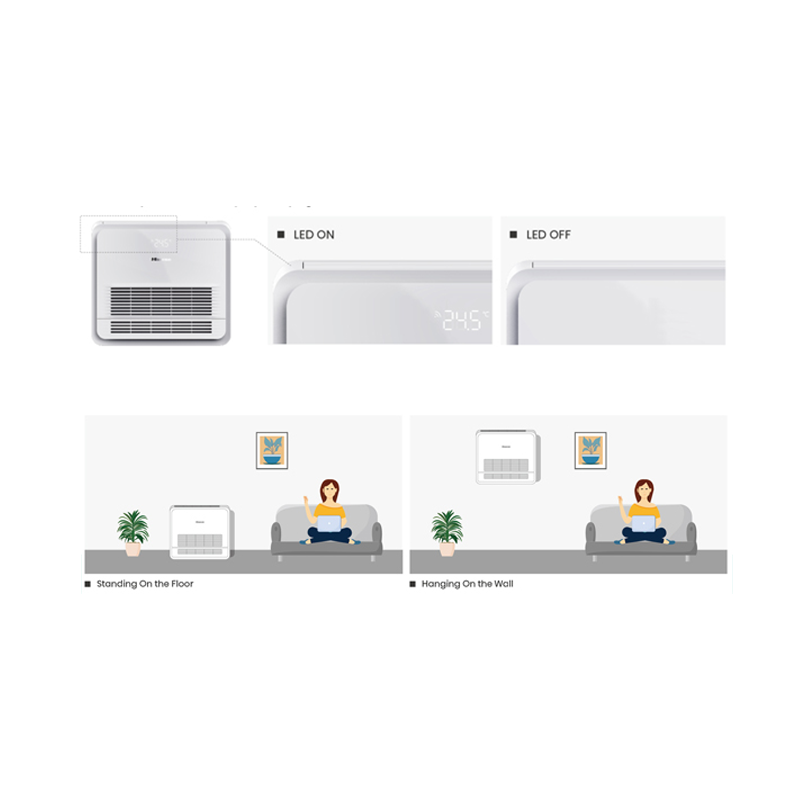Hisense Wall Mounted Ventilation System 500 CFM R32 Remote Control