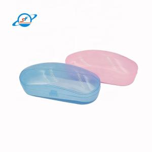 China Crushing Resistance Blue Pink Plastic Eyeglass Case For Students factory