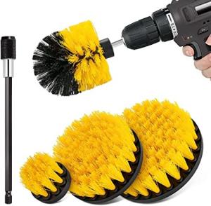 China 5 Pcs Drill Cleaning Brush Cordless Screwdriver Accessories For Car, Rims, Tiles factory