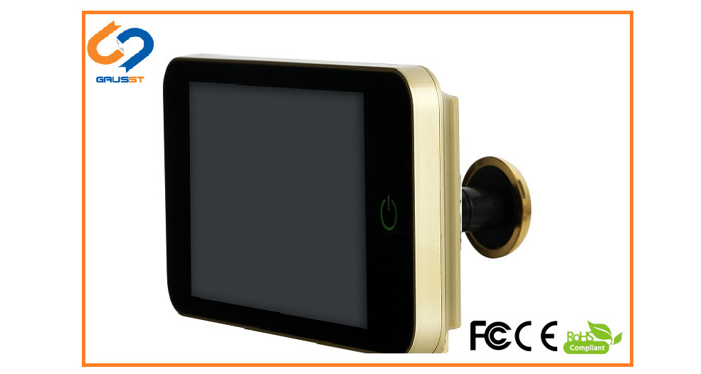 Hidden Doorbell LCD Peephole Viewer With 120 Degree Wide Angle 4.0 Inch LCD