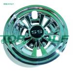 8 Inch Golf Cart Wheel Covers Universal Fit Set of 4 Easy Installation