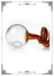 Glass Oil Burners Mini Smoking Pipes Water Bong 1.5cm Diameter Ball Balancer