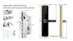 Semiconductor Smart Front Door Locks Fingerprint IC Card Password TT Lock Access