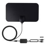 Digital Indoor HD Television Antennas 80 Miles HDTV 28dBi Gain Flat Design