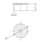 Rcmn Round Carbide Insert , Pcd Insert For Aluminum