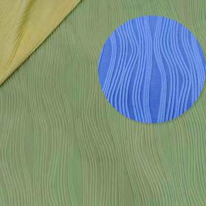 China Strip Plain Dyed 165cm 250gsm Stretch Knitted Fabric Crinkle polyester jersey material factory