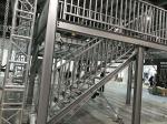 High Strength Metal Steel Structure Building Platform Luminate Glass Exterior