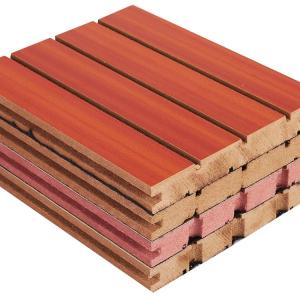 China Fireproof Veneer Sound Absorbing Boards For Walls And Ceilings 2440mm * 133 mm factory