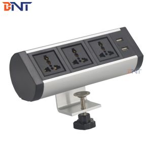 China Cable 1.5m Desktop Power Socket With Mounting Bracket 3 Power Dual Usb Charger factory