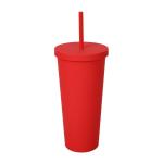 710ml Double Wall Plastic Tumbler Bulk Reusable Skinny 24 Oz Acrylic Tumbler