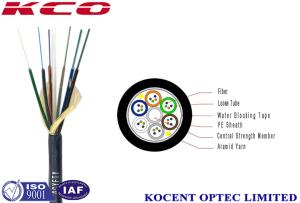 China Micro Duct Outdoor Optical Fiber Cable PE Sheath Multi Mode With High Modulus Plastic Material factory