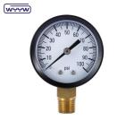 63mm dry 1/4" NPT Lower Mount Pressure Gauge